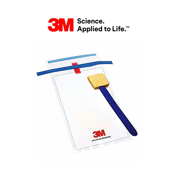 3M SSL100 환경 스크럽 샘플러 스틱 Dry, 100/Case